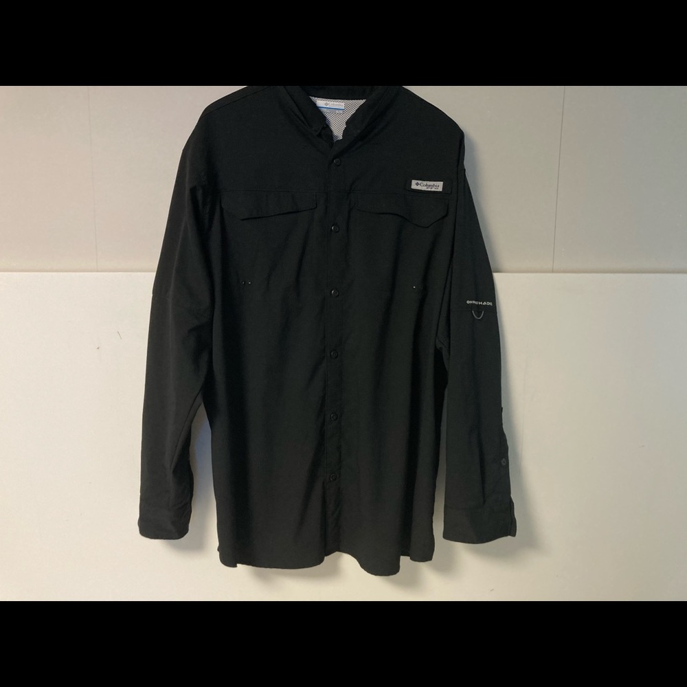 Columbia PFG Shirt Polyester S XL Mens Omni-Shade